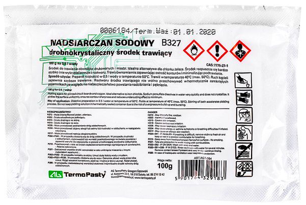 Etcher sodium persulfate, bag 100g B327 5901764329183