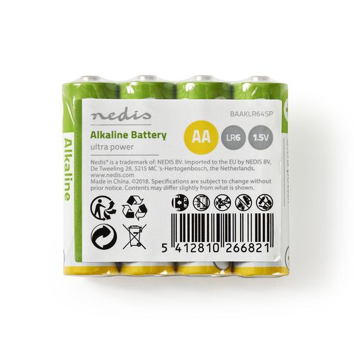 Alkaline Battery AA | 1.5 V DC | 4-shrink pack BAAKLR64SP 5412810266821