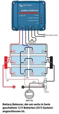 Battery Balancer for 2x12V batteries in pallel or serial chains Victron Energy BBA000100100 8719076020950