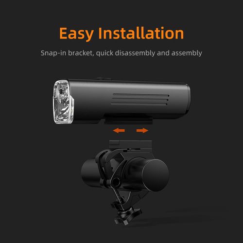 Bicycle flashlight BL12, low/high beam, rechargable USB C, 1200lm, 2x10W, IP43 SUPERFIRE-BL12 6956362995277