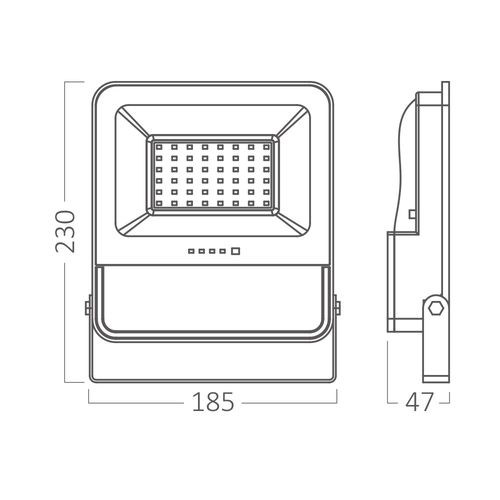 LED solar floodlight with motion sensor and remote controller, 15W, 600lm, CCT, IP65 BT64-00681 5949097739200