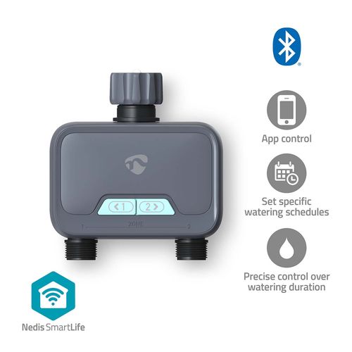 SmartLife Water Control | Bluetooth® | Battery Powered | IP54 | Maximum water pressure: 8 Bar | Android™ / IOS BTWV20GY 5412810451678