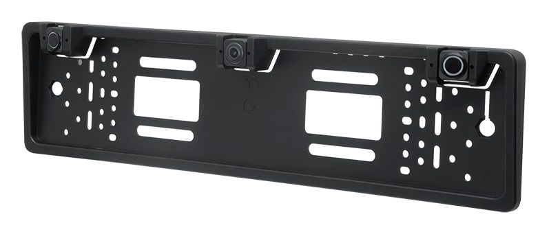 Rear view camera in licence plate frame with parking sensors BVS-548 5900804103554