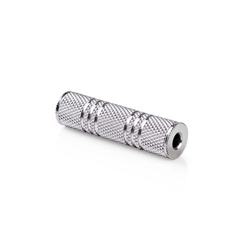 Stereo Audio Adapter | 3.5 mm Female | 3.5 mm Female | Nickel Plated | Straight | Metal | Silver | 1 pcs | Box CAGB22950ME 5412810288267