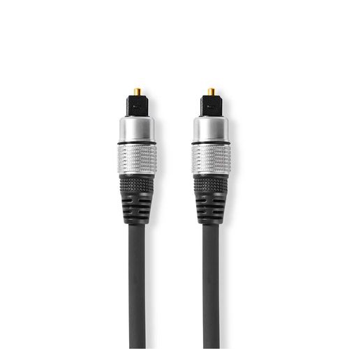 Optical Audio Cable | TosLink Male | TosLink Male | 10.0 m | Round | PVC | Anthracite | Box CAGC25000AT100 5412810314249