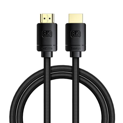 Cable HDMI-HDMI 1.0m (HDMI 2.1) black 8K 60Hz, BASEUS CAKGQ-J01 6953156204157