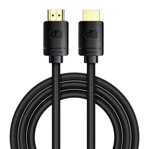 Cable HDMI-HDMI 2.0m (HDMI 2.1) black 8K 60Hz, BASEUS CAKGQ-K01 6953156204164