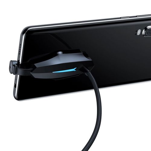 Cable USB2.0 A plug - USB C plug 1.2m with suction cup black BASEUS CATXA-A01 6953156296817