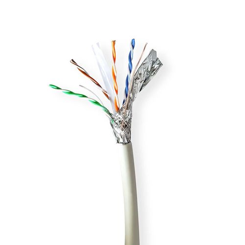 Network Cable Roll | CAT6a | Solid | S/FTP | Copper | 305.0 m | Indoor | Round | LSZH | Grey | Pull Box CCBG8538GY305S 5412810399727