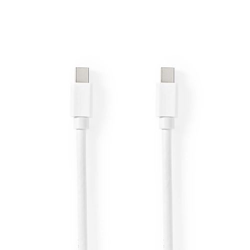 Mini DisplayPort Cable | DisplayPort 1.4 | Mini DisplayPort Male | Mini DisplayPort Male | 48 Gbps | Nickel Plated | 2.00 m | Round | PVC | White | Blister CCGB37504WT20 5412810322244