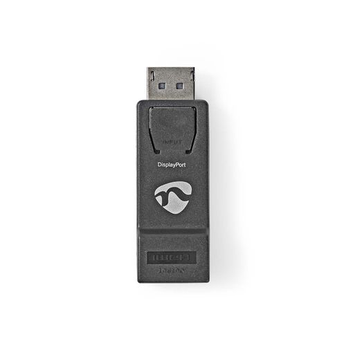 DisplayPort Adapter | DisplayPort Male | HDMI™ Output | 1080p@60Hz | Nickel Plated | Straight | Round | ABS | ABS | Black | Box CCGB37915BK 5412810288717