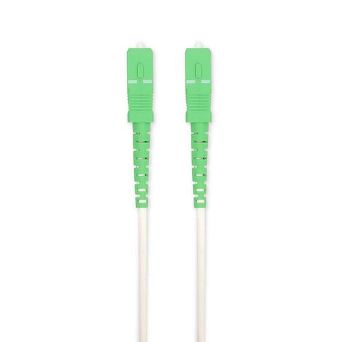 Glass Fiber Patch Cable | SMF (Single Mode Phase) | SC/APC | SC/APC | 100 Gbps | 6.00 m | White | Gift Box with Euro Lock CCGB89600WT60 5412810464302