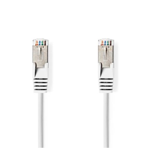 CAT6a Network Cable | SF/UTP | RJ45 Male | RJ45 Male | 10.0 m | Round | PVC | White | Tag CCGT85320WT100 5412810325207