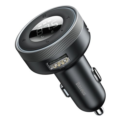 Bluetooth AUX FM Modulator Car Charger 2xUSB 3.4A, Black CCLH-01 6953156206816