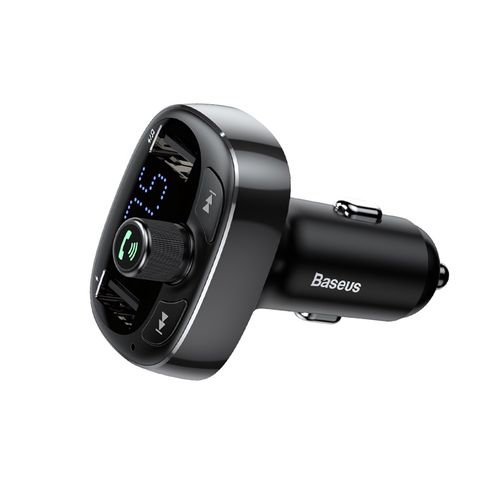 Bluetooth FM Modulator Car Charger 2xUSB 3.4A, Black CCMT000301 6932172628239