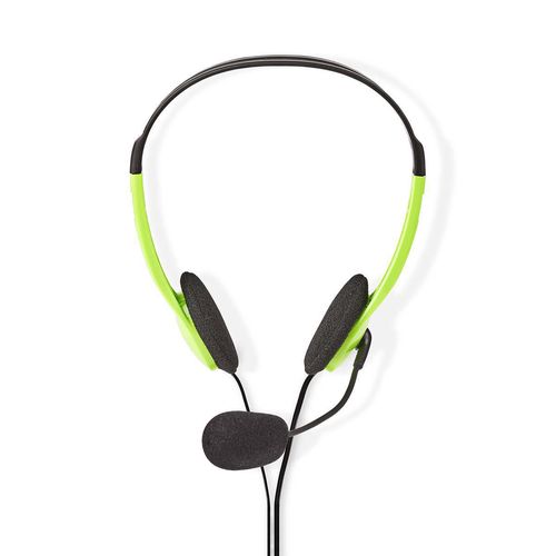 PC Headset | On-Ear | Stereo | 2x 3.5 mm | Fold-Away Microphone | Green CHST100GN 5412810286874