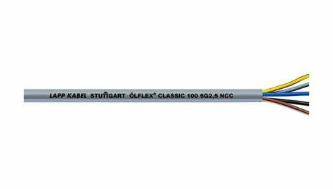 Wire; ÖLFLEX® CLASSIC 100; 4x0,5mm2; unshielded; 300/500V; PVC; Cu CL100-4x0.5