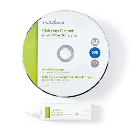 Disc Lens Cleaner | Cleaning Disc | 20 ml | BluRay Player / DVD-player CLDK110TP 5412810274161