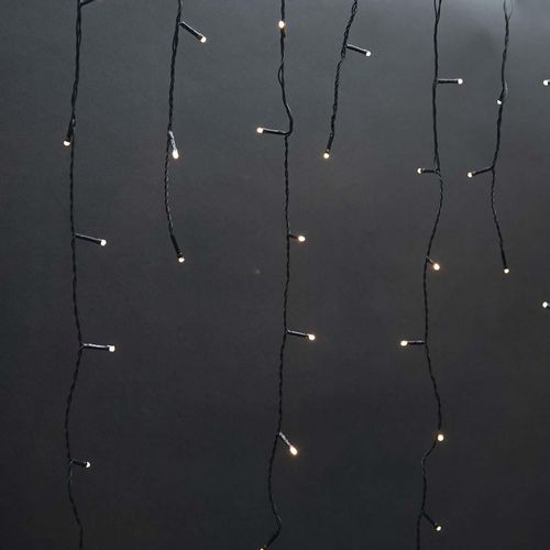 Decorative Icicle Lights | 180 LED's | Warm White | 5.90 m | Light effects: 7 | Mains Powered CLLC180 5412810407316