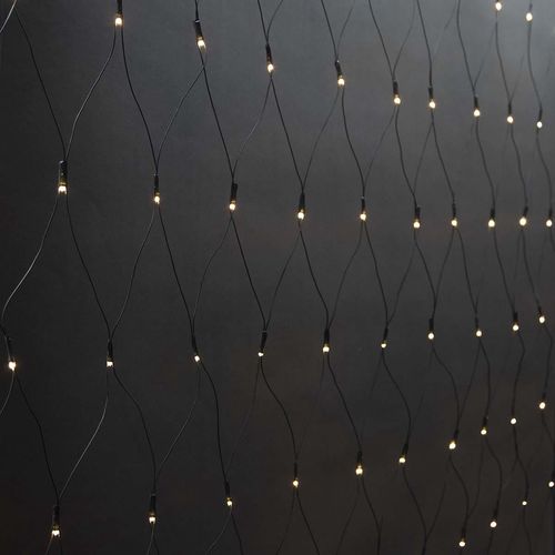 Decorative Net Lights | Warm White | 160 LED's | 2 x 1 m | Light effects: 7 | Indoor & Outdoor | Mains Powered CLLN160 5412810407354