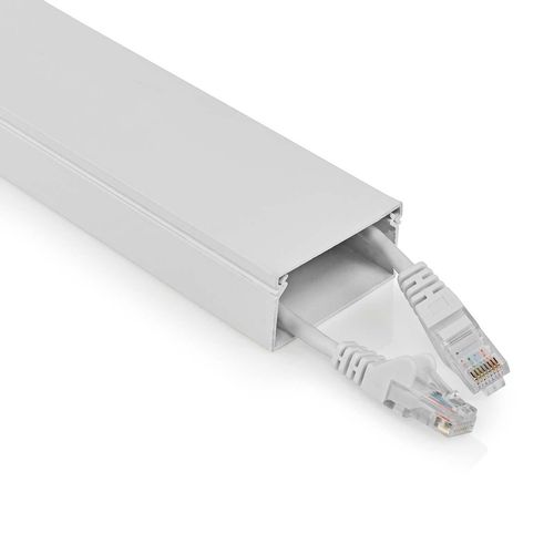 Cable Management | Duct | 1 pcs | Maximum cable thickness: 25 mm | Aluminium | White CMDT5025WT110 5412810411856