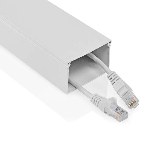 Cable Management | Duct | 1 pcs | Maximum cable thickness: 40 mm | Aluminium | White CMDT6040WT110 5412810411849