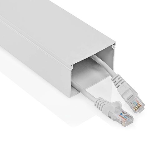 Cable Management | Duct | 1 pcs | Maximum cable thickness: 40 mm | Aluminium | White CMDT6040WT110 5412810411849