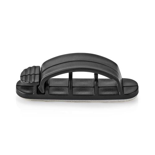 Cable Management | Cable Clip | Locked | 3 pcs | Number of slots: 3 Slots | Maximum cable thickness: 7.5 mm | Polypropylene | Black CMGC22033BK 5412810335121