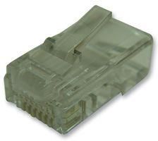 RJ45 PLUG - ROUND ENTRY, PK10 8P8C-R-RO