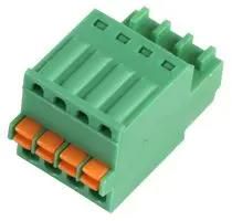 TERMINAL BLOCK, PLUGGABLE, 4POS, 20AWG 20.2500M/4-E