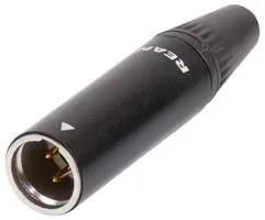 CONNECTOR, XLR, PLUG, 3POS, CABLE RT3MC-B