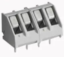 PCB TERMINAL BLOCK, 45DEG, 5.08MM, 4WAY CTB3008/4