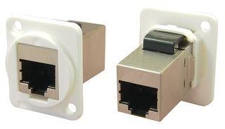 ADAPTER, RJ45 8P JACK-JACK, CAT6 CP30222SW