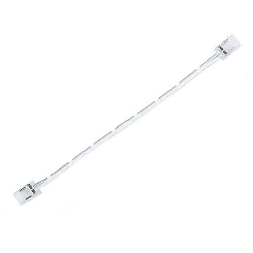 LED strip COB connctor, strip-strip, 8mm, transperent, 15cm wire COB-CON8C