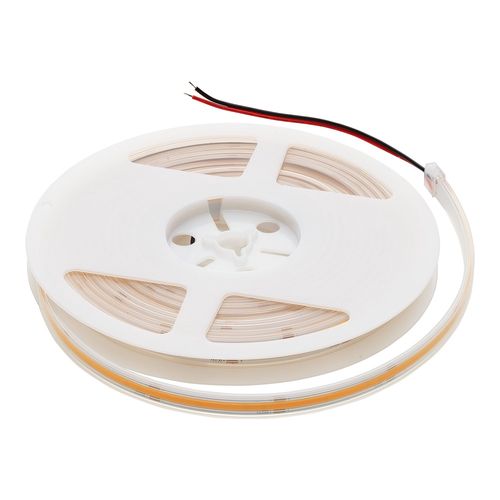 LED strip 24Vdc, 9W/m, COB 480LED/m, yellow, IP67 hermetic, 180°, LEMLUX COB-Y480-IP67 4772081004289