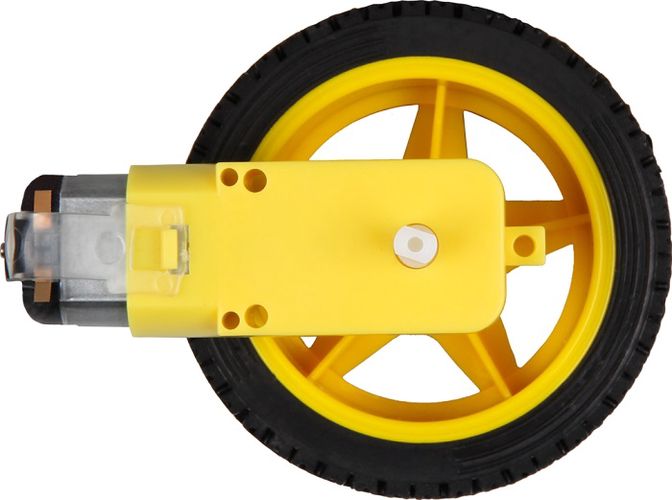 Gear motor with wheel 5VDC 3-9VDC JOY-IT COM-Motor01 4250236815503