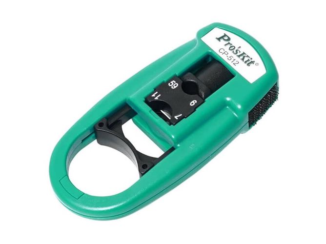 Rotary RG-59/6/7/11 Coaxial Cable Stripper, CP-512 Pro'sKit CP-512