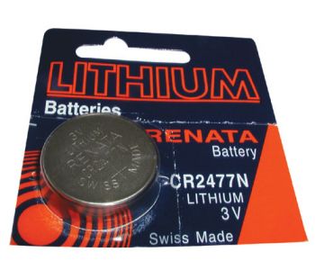 Lithium Battery CR2477N 3V Renata CR2477N 785618132410; 785618132922