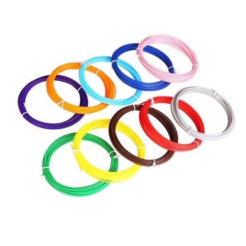 PCL filament for 3D pens (60~100°C), 1.75mm 10 colors, each 5m CREALITY CRE-4007010001 6971636407980