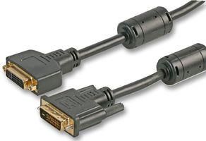 DVI-D LEAD, DUAL LINK M-F, 1M PSG90591