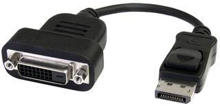 CABLE ASSY, DISPLAY PORT PLUG-DVI-D RCPT DP2DVIS