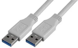 LEAD, USB3.0 A MALE-A MALE 2M WHITE PSG91171
