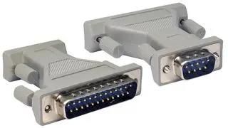 SERIAL PORT ADAPTER, 9 WAY M-25 WAY M AD-403