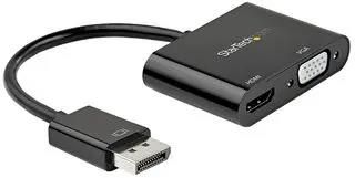 ADAPTER, DISPLAYPORT TO HDMI VGA, BLACK DP2VGAHD20