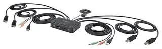 KVM SWITCH, 2P, DISPLAYPORT/USB, MANUAL C2-DD46-UA2-CBL-KVM