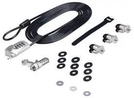 LAPTOP/DESKTOP & PERIPHERAL LOCK KIT, 3M 3M4-DESK-LOCKING-KIT