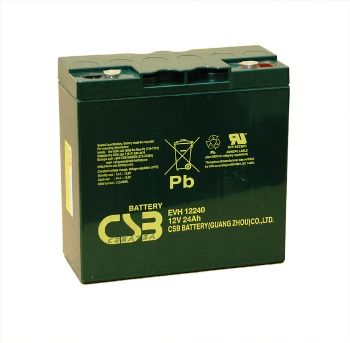 Acid lead battery 12V 24Ah I1 Pb CSB CSB-EVH12240