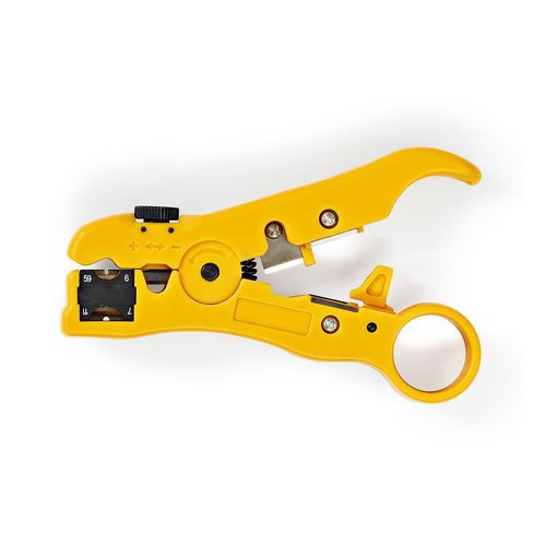 Cable Stripping Plier | Stripping Tool | ABS / Steel | Black / Yellow CSGG49520YE 5412810327065