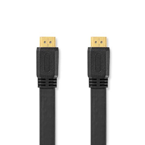 High Speed HDMI™ Cable with Ethernet | HDMI™ Connector | HDMI™ Connector | 4K@30Hz | 10.2 Gbps | 1.50 m | Flat | PVC | Black | Label CVGL34100BK15 5412810427000