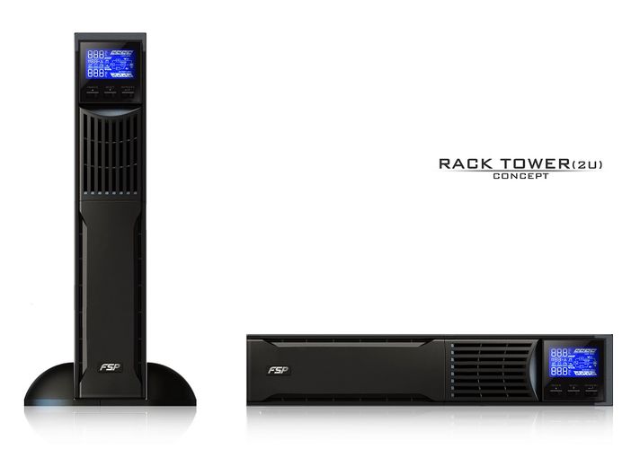 Uninterruptible Power Supply Custos 9X+ 1000VA 900W, Online, Rack/Tower 2U, FSP PPF9002800